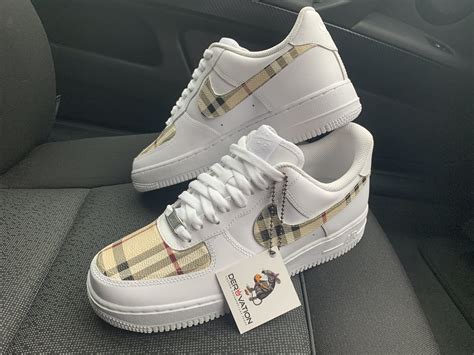 air force burberry custom|Burberry air force ones.